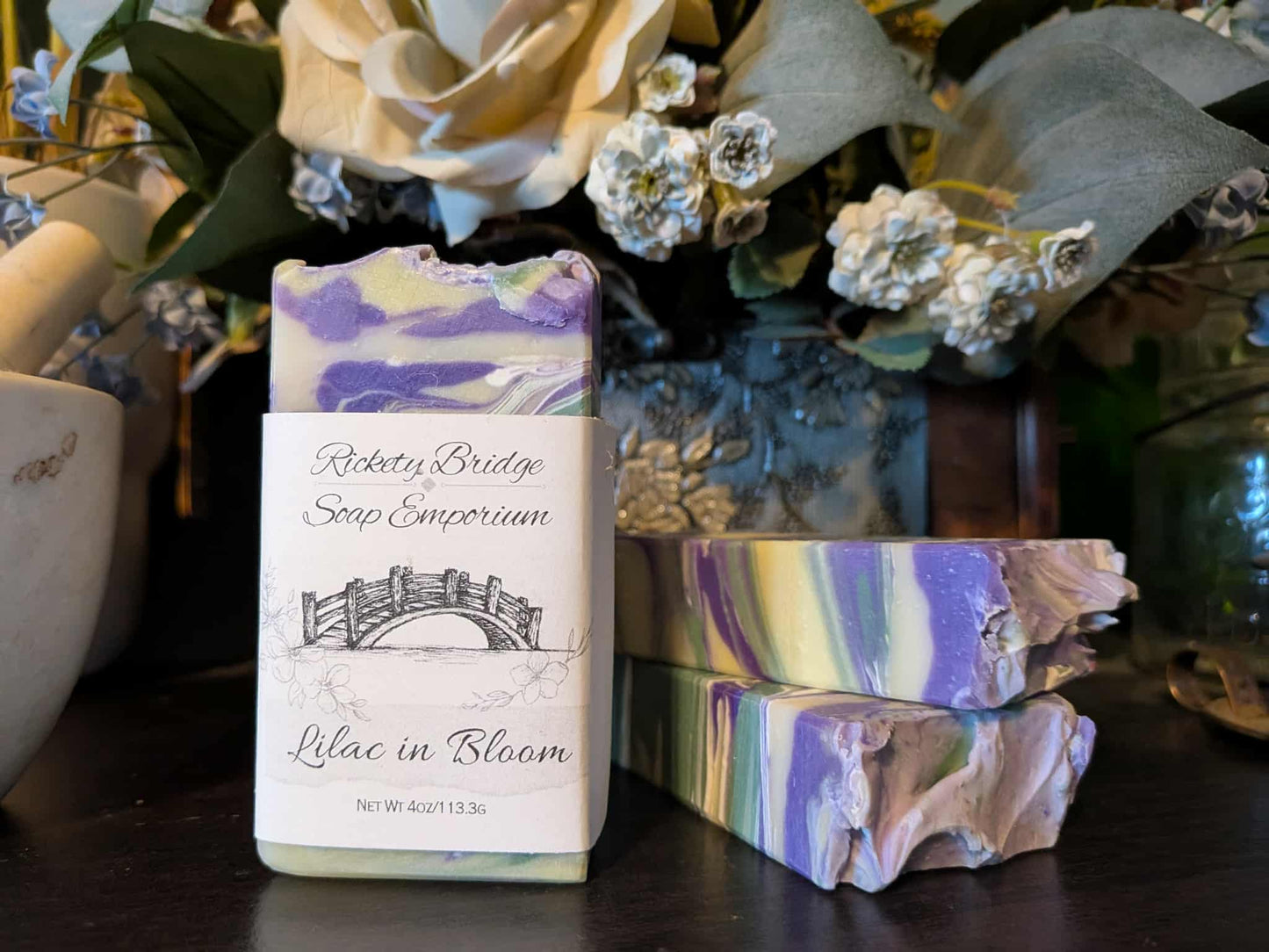 Lilac in Bloom Double Butter Handmade Artisan Soap