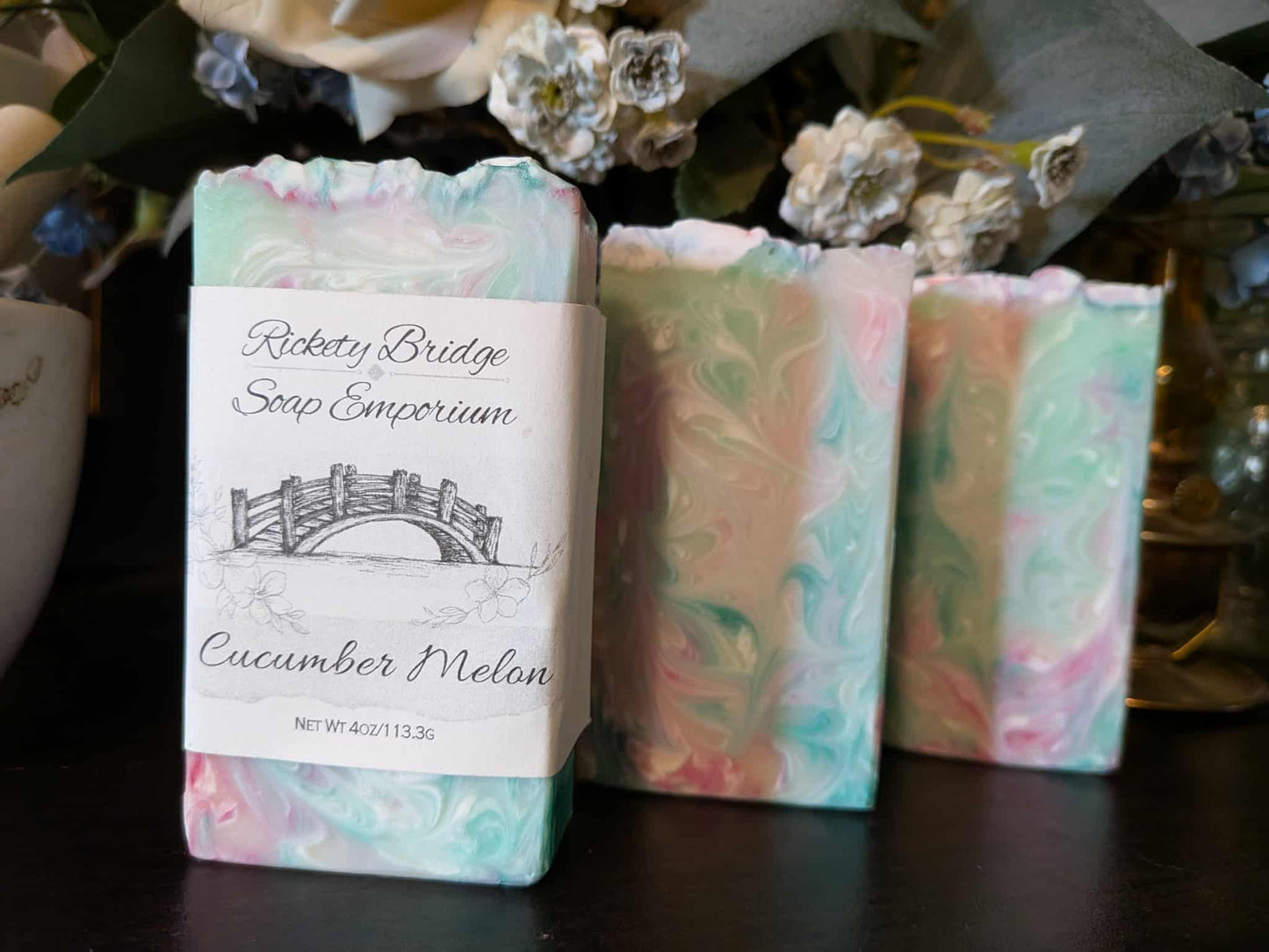 Cucumber Melon Handmade Tallow Soap