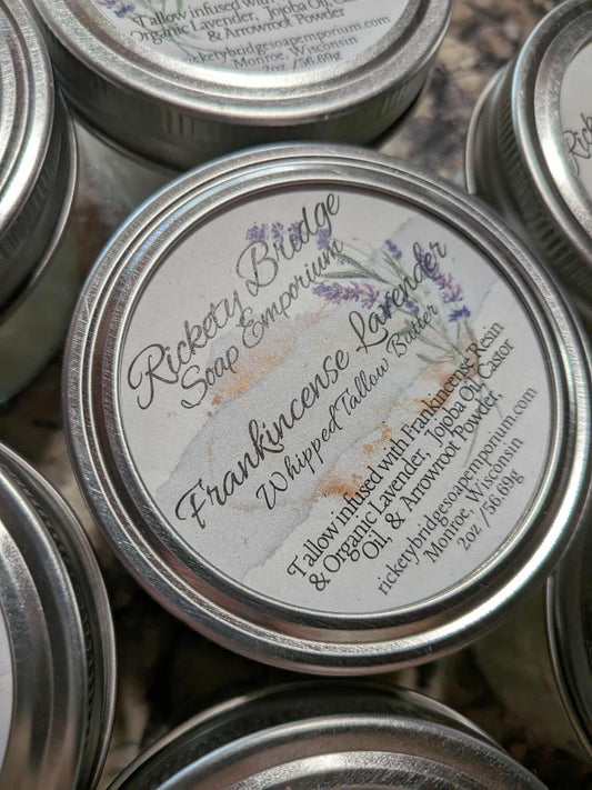 Lavender & Frankincense Whipped Tallow Butter