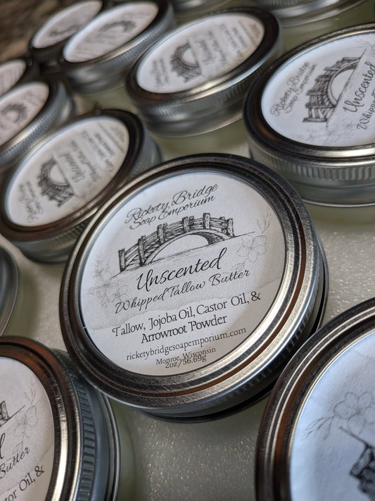 Unscented Whipped Tallow Butter