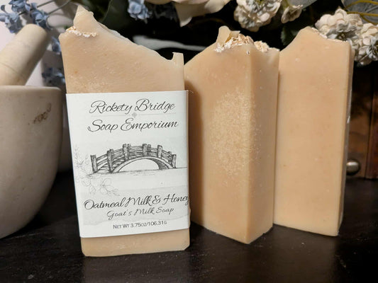 Oatmeal Milk & Honey Goat's Milk and Tallow Soap
