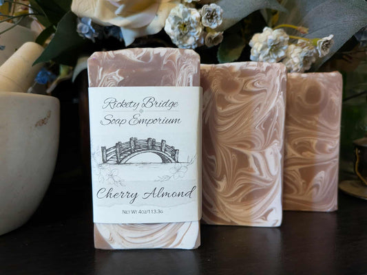 Cherry Almond Handmade Tallow Soap