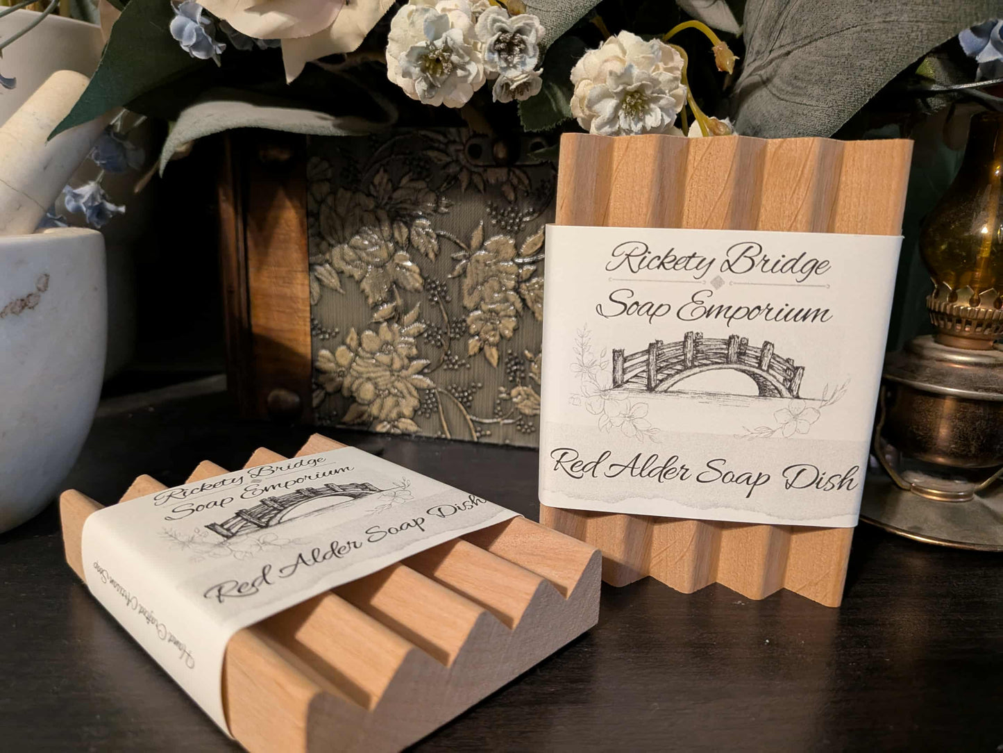 All Natural Red Alder Soap Dish