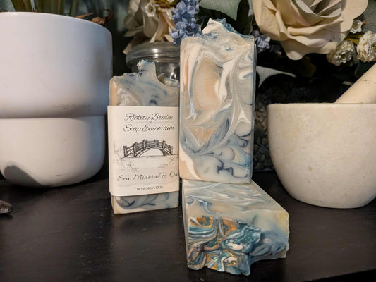 Sea Minerals and Oud Handmade Artisan Soap