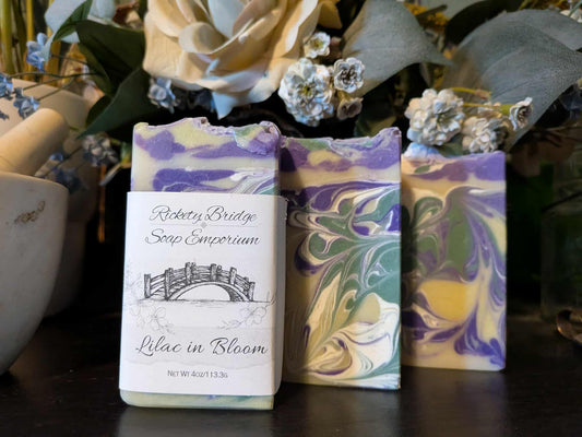 Lilac in Bloom Double Butter Handmade Artisan Soap