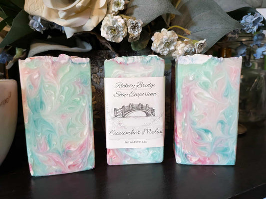 Cucumber Melon Handmade Tallow Soap