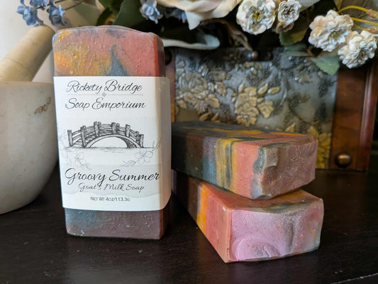 Groovy Summer Goat's Milk and Tallow Soap