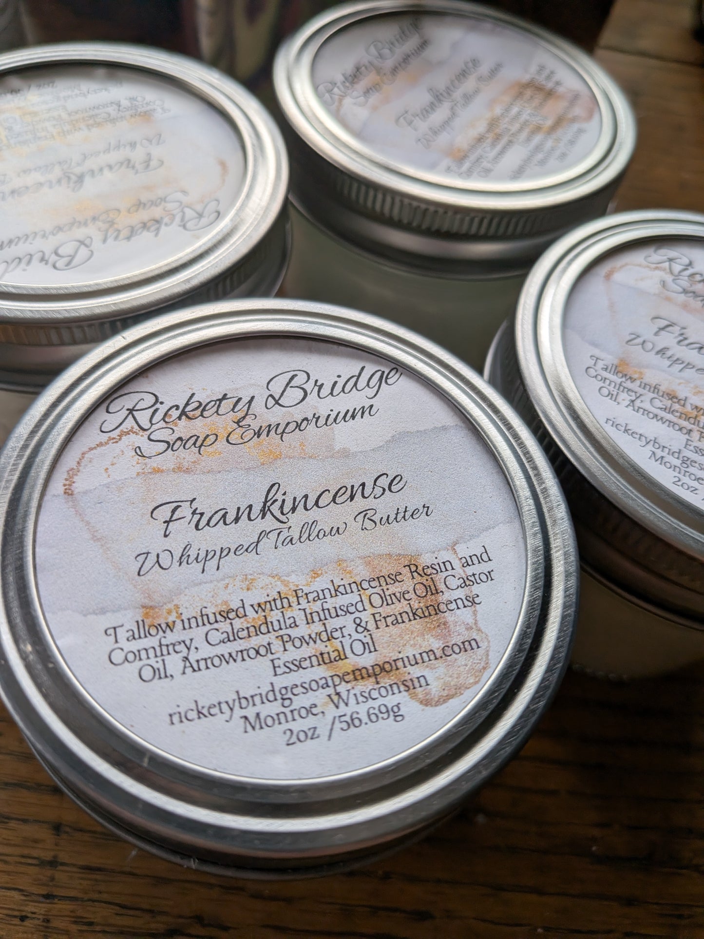 Frankincense Infused Whipped Tallow Butter