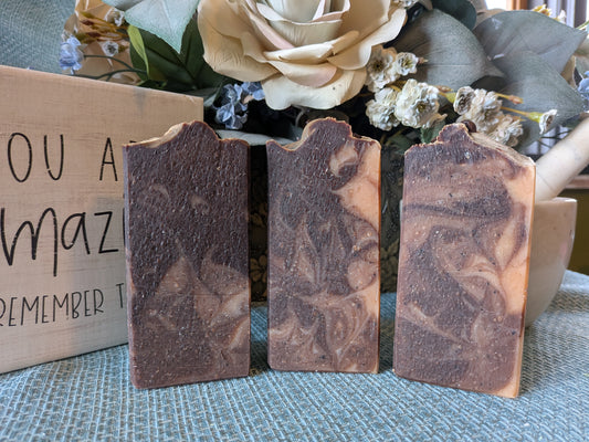 Orange Clove Coffee Handmade Tallow Soap