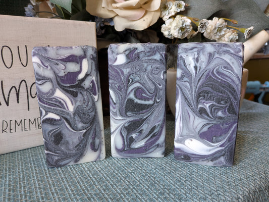 Black Raspberry Vanilla Handmade Tallow Soap