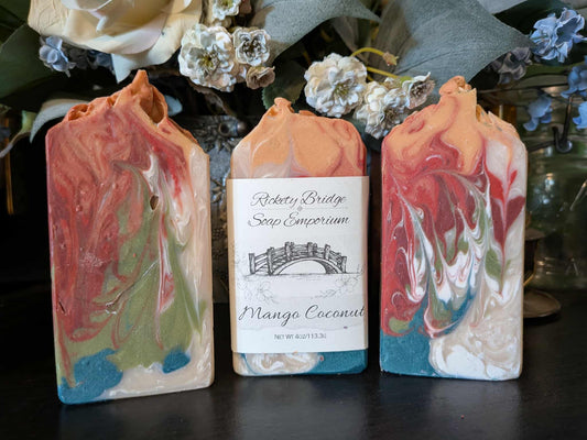 Mango Coconut Handmade Tallow Soap