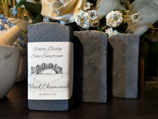 Black Chamomile Handmade Tallow Soap