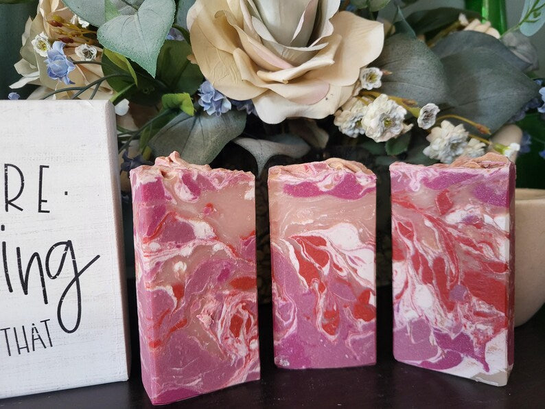 Strawberry Handmade Tallow Soap