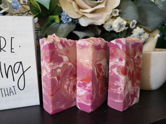 Strawberry Handmade Tallow Soap