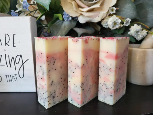 Pink Grapefruit Handmade Tallow Soap