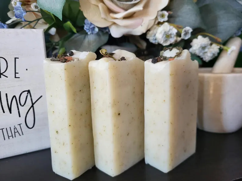 White Tea and Bergamot Handmade Tallow Soap