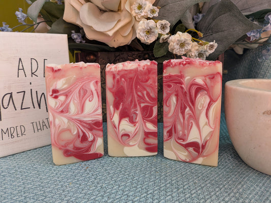 Frosted Cherry Double Butter Soap