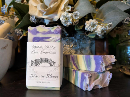 Lilac in Bloom Double Butter Handmade Artisan Soap