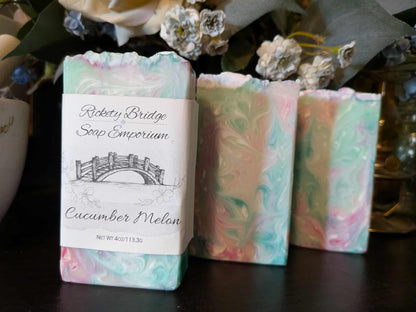 Cucumber Melon Handmade Tallow Soap