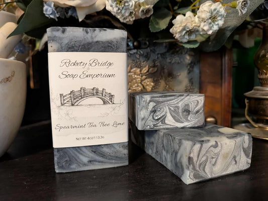 Spearmint Tea Tree Lime Handmade Tallow Soap
