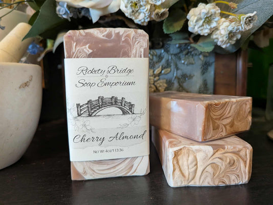 Cherry Almond Handmade Tallow Soap