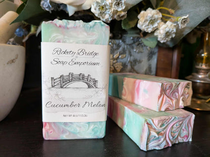 Cucumber Melon Handmade Tallow Soap