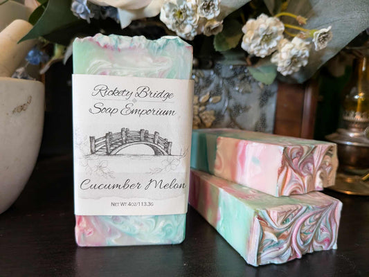 Cucumber Melon Handmade Tallow Soap