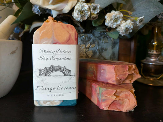 Mango Coconut Handmade Tallow Soap