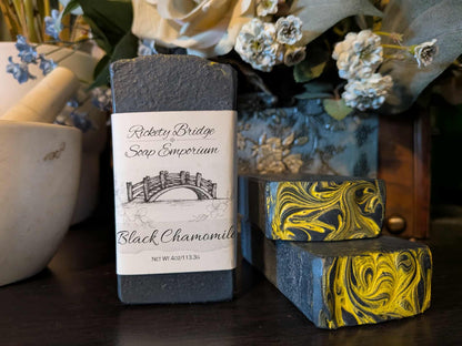 Black Chamomile Handmade Tallow Soap