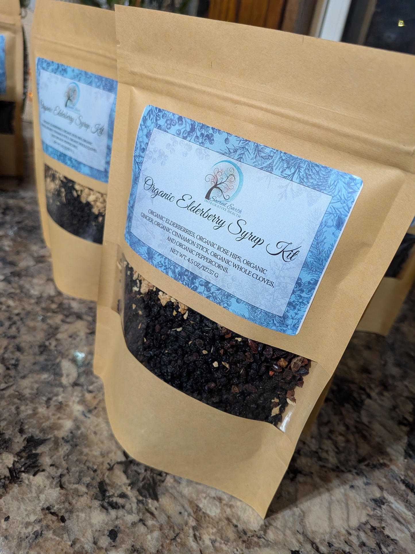 Organic Elderberry Syrup Kit