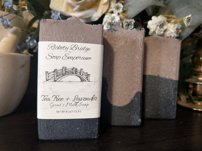 Tea Tree + Lavender Goat's Milk and Tallow Soap