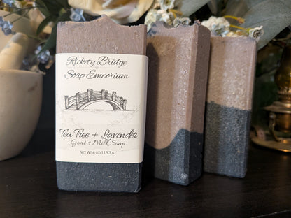 Tea Tree + Lavender Goat's Milk and Tallow Soap