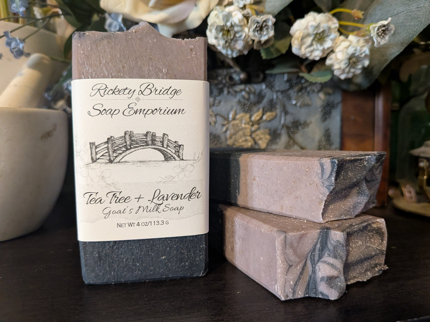 Tea Tree + Lavender Goat's Milk and Tallow Soap
