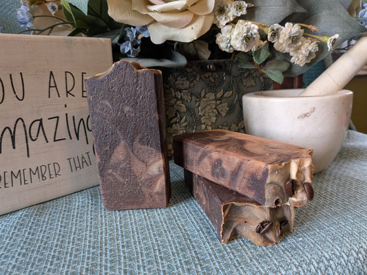 Orange Clove Coffee Handmade Tallow Soap