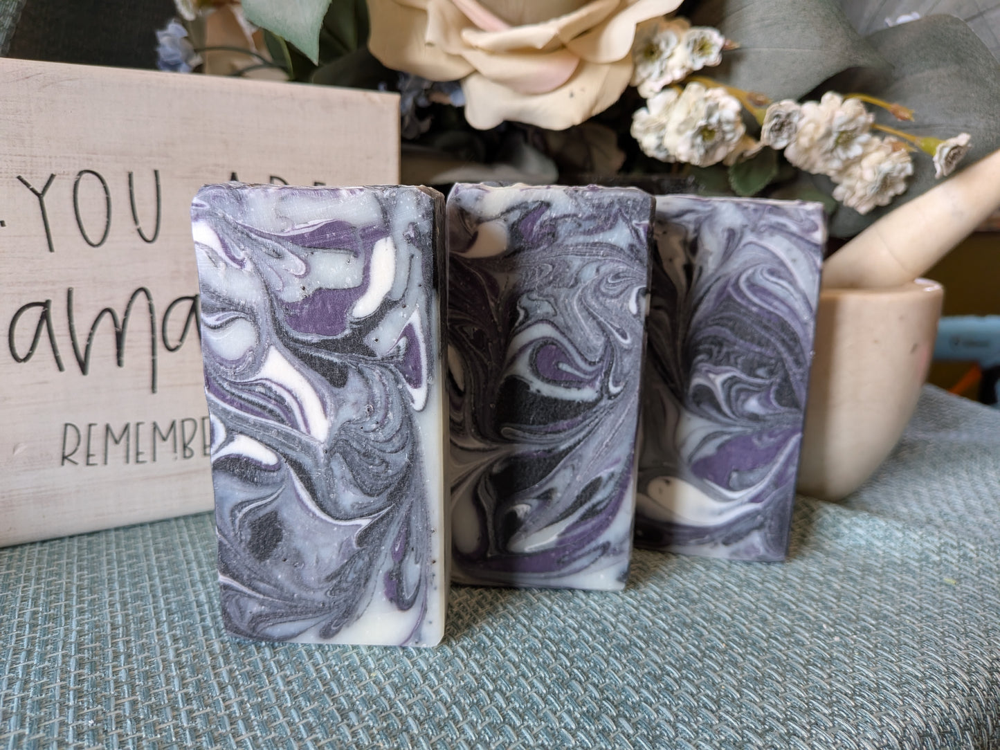 Black Raspberry Vanilla Handmade Tallow Soap