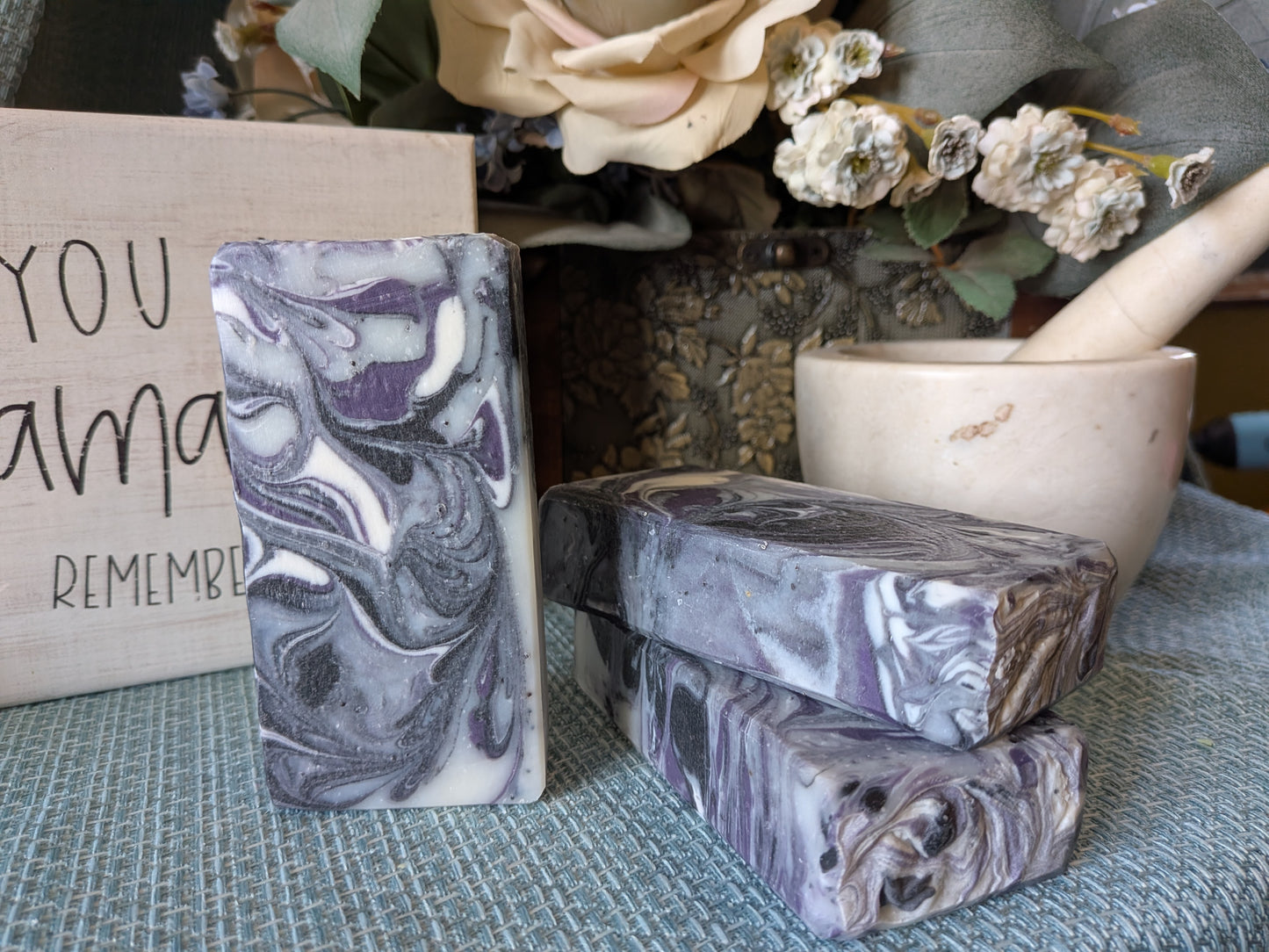 Black Raspberry Vanilla Handmade Tallow Soap
