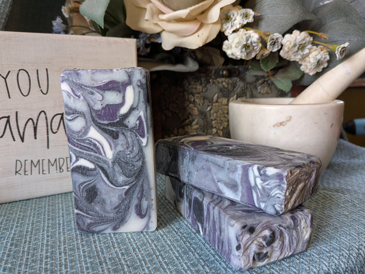 Black Raspberry Vanilla Handmade Tallow Soap
