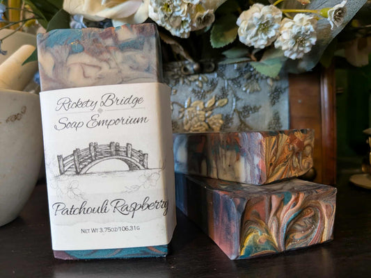 Patchouli Raspberry Handmade Tallow Soap
