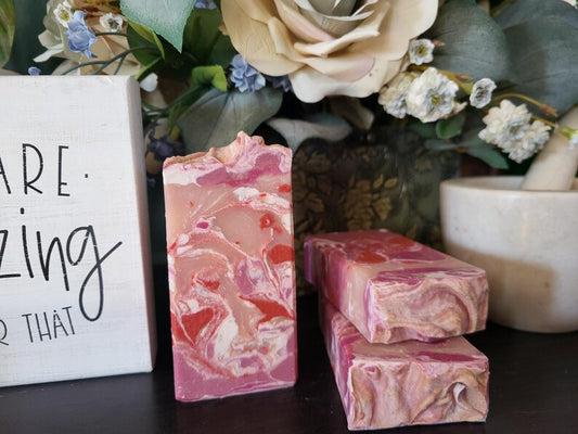 Strawberry Handmade Tallow Soap