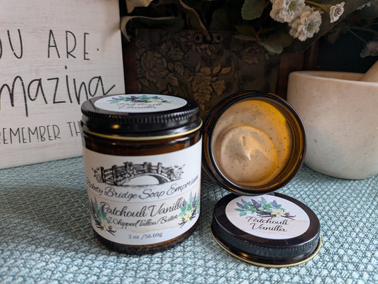 Patchouli Vanilla Whipped Tallow Butter