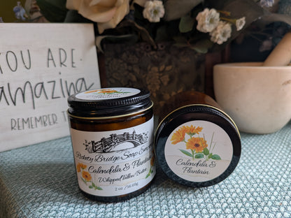Organic Calendula and Plantain Infused Whipped Tallow Butter