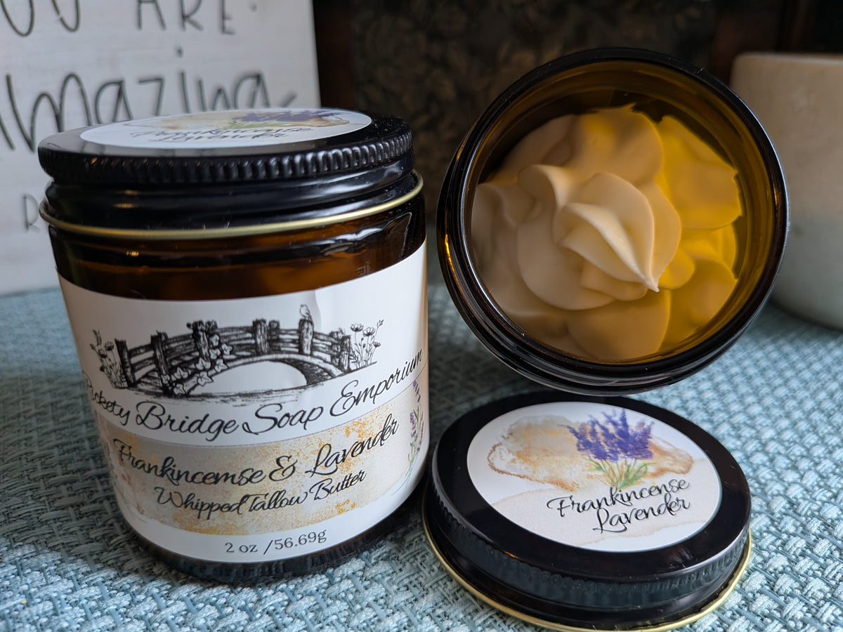 Organic Lavender & Frankincense Whipped Tallow Butter