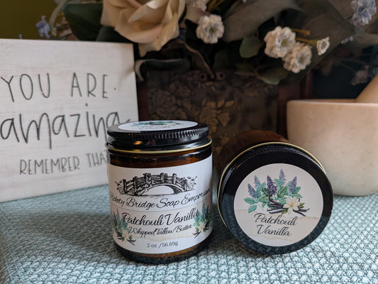 Patchouli Vanilla Whipped Tallow Butter