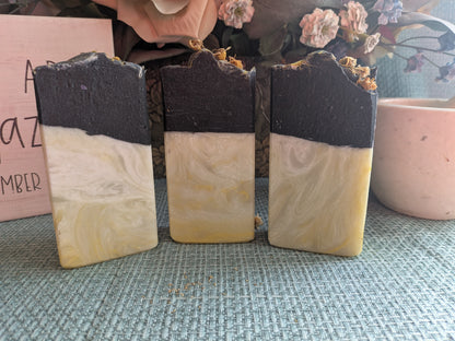 Black Chamomile Handmade Tallow Soap