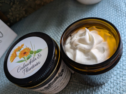 Organic Calendula and Plantain Infused Whipped Tallow Butter