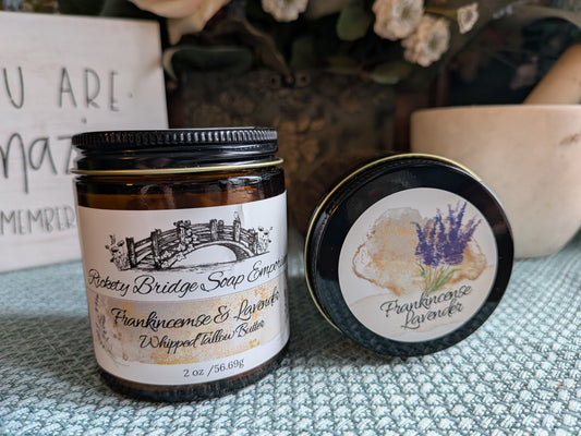 Organic Lavender & Frankincense Whipped Tallow Butter