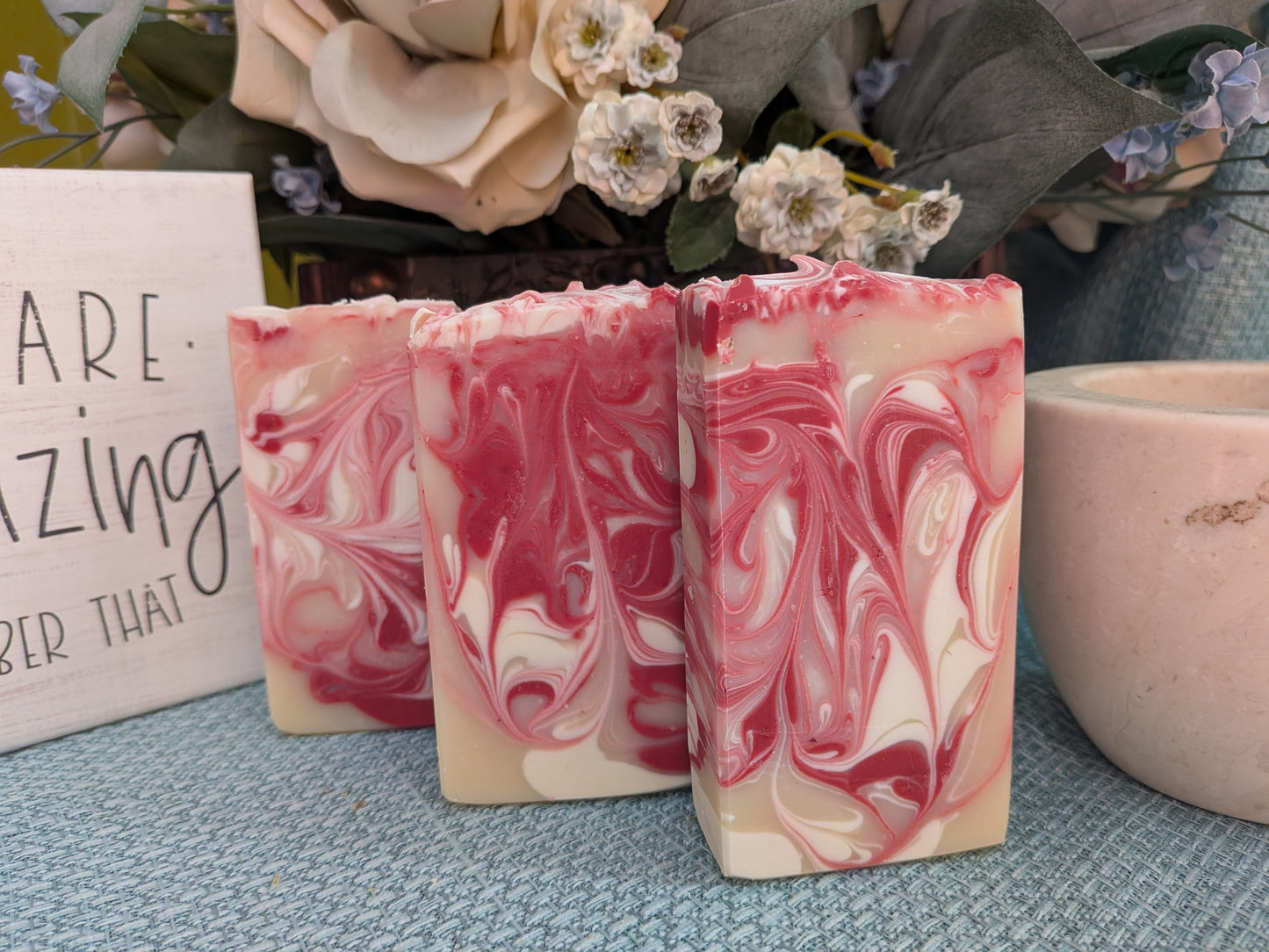 Frosted Cherry Double Butter Soap