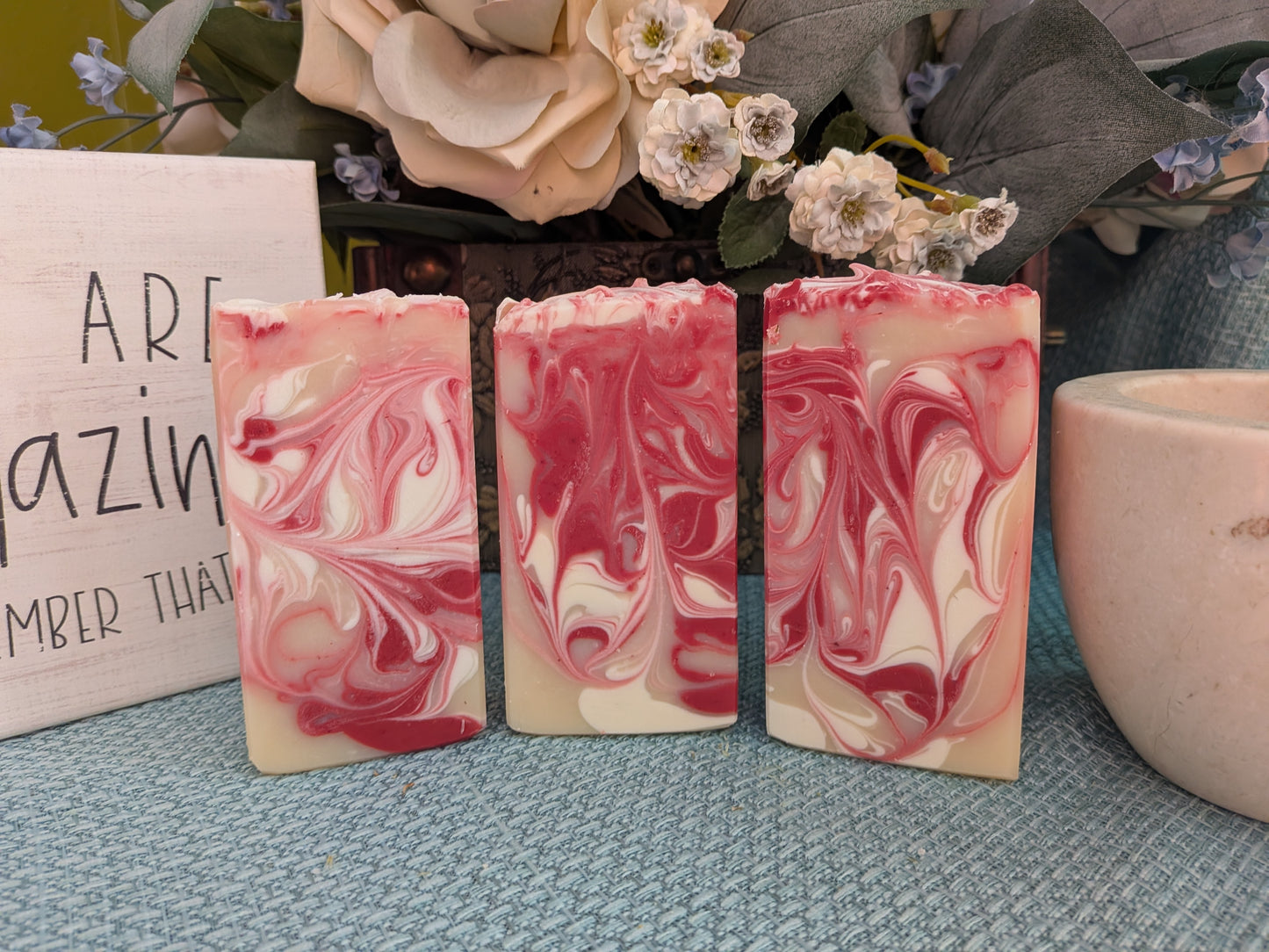 Frosted Cherry Double Butter Soap